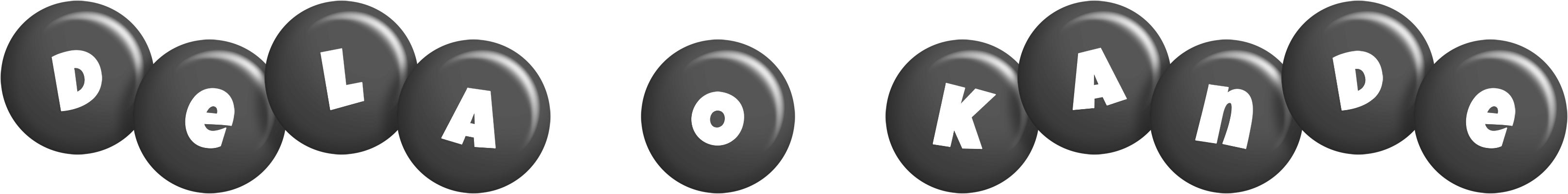 Dela O Kande candy-black logo